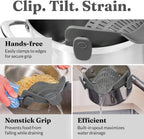 Kitchen Gizmo Snap N Strain Pot Strainer and Pasta Strainer