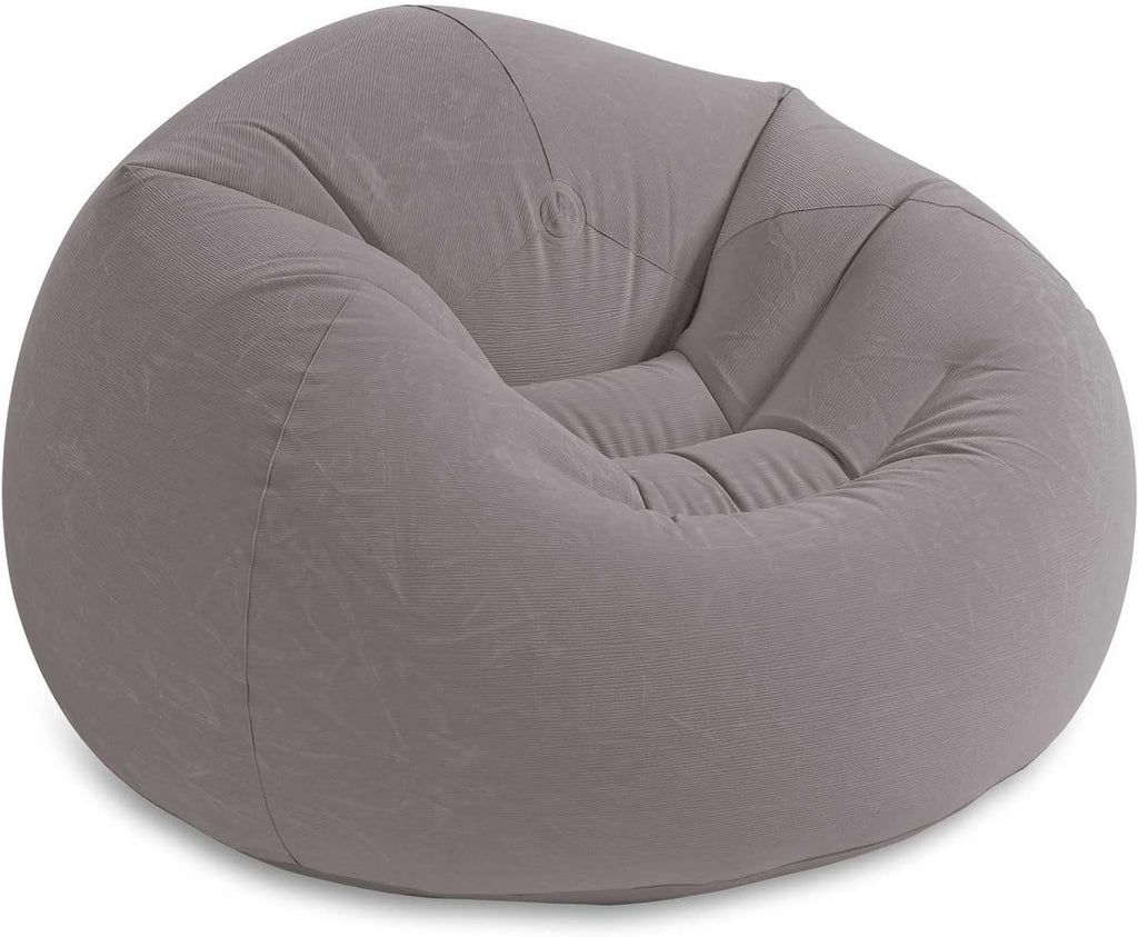 Beanless Bag Inflatable Chair, Grey