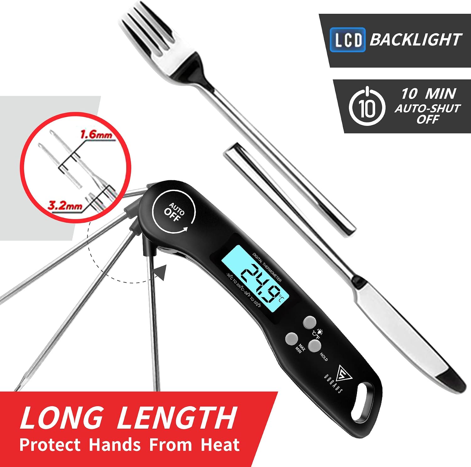 DOQAUS Digital Meat Thermometer