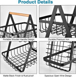 2 Tier Countertop Fruit Storage Basket