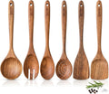 Wooden Spoons for Cooking Set of 6