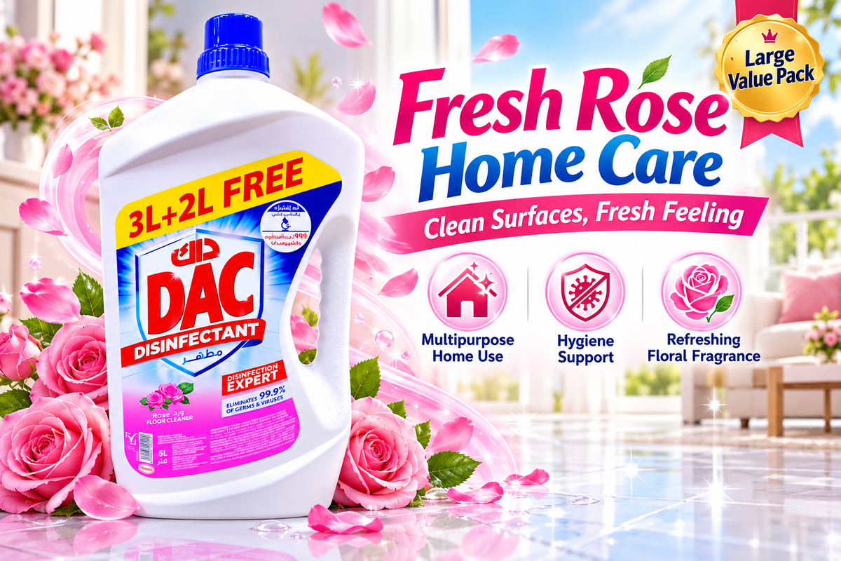 Dac Rose Disinfectant 3L X 2Pcs = 6L Value Pack