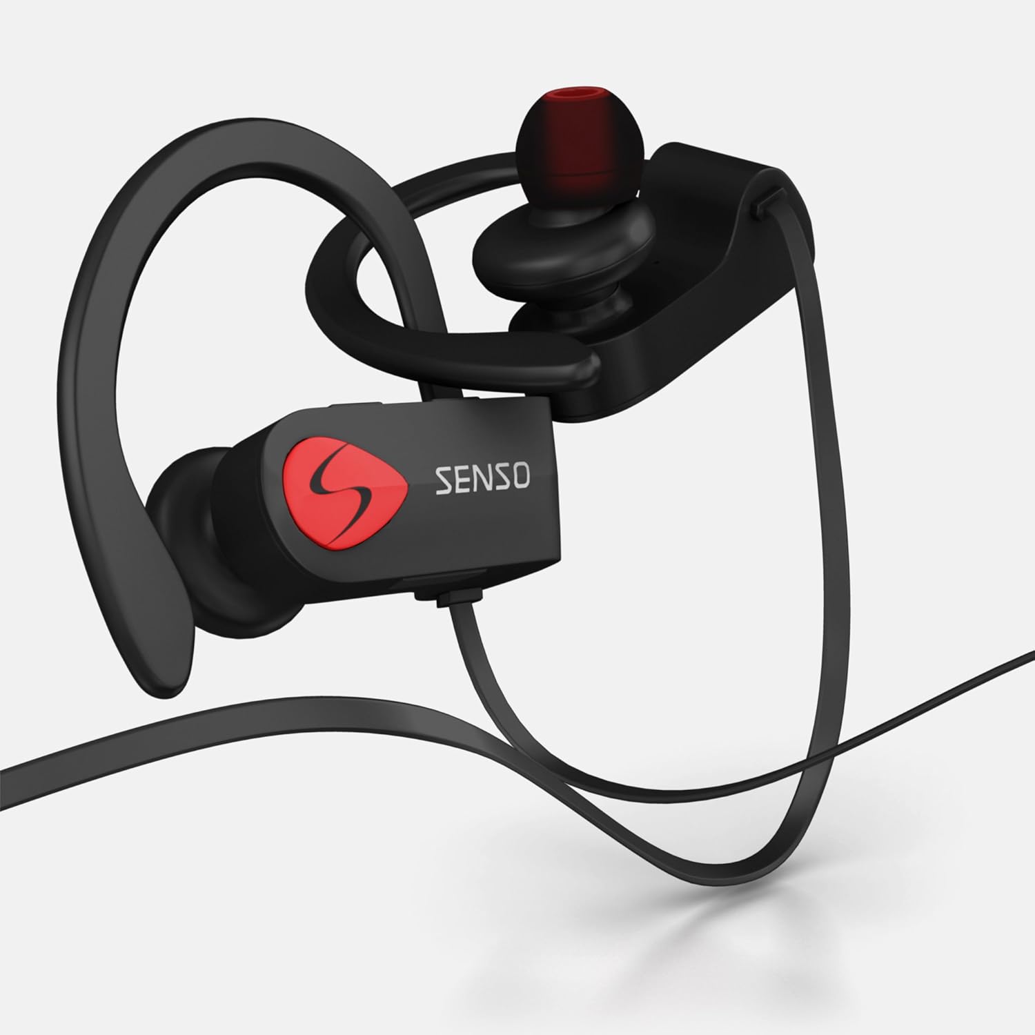 SENSO Bluetooth Headphones, Best Wireless Sports Earphones w/Mic IPX7