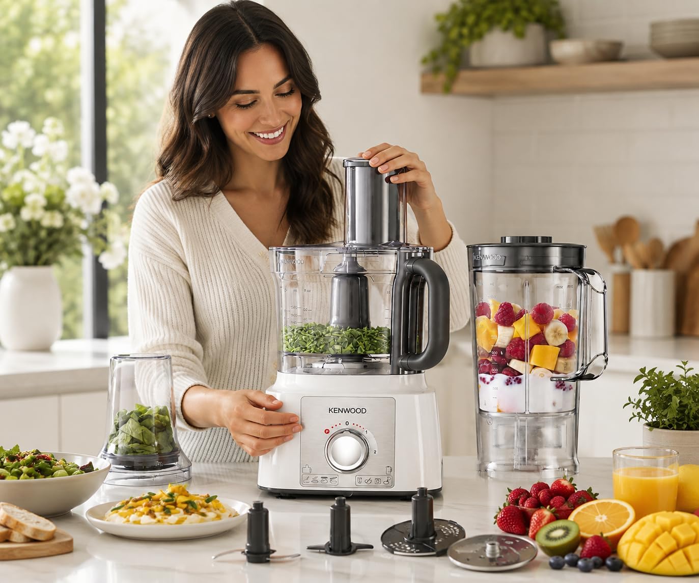 Food Processor 1000W Multi-Functional