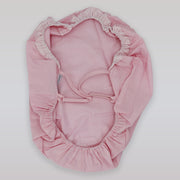 Pasito a Pasito Universal Pink Cotton Car Seat Cover and Hood