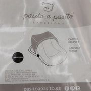 Pasito a Pasito Universal Cotton Group 0 Car Seat Cover Beige