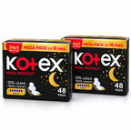 Kotex Maxi Protect Night Sanitary Pads – 2pack 96Pcs
