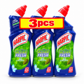 Harpic Fresh Pine Toilet Cleaner 750ml – Powerful Deep Cleaning x 3pcs