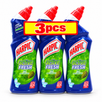 Harpic Fresh Pine Toilet Cleaner 750ml – Powerful Deep Cleaning x 3pcs