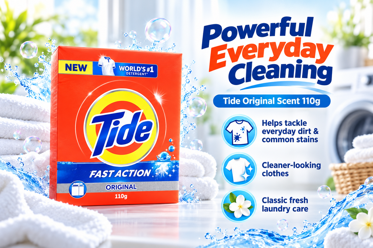 Tide Detergent Powder 110GMX 10Pcs – Original Scent & Downy Lavender Mini Packs