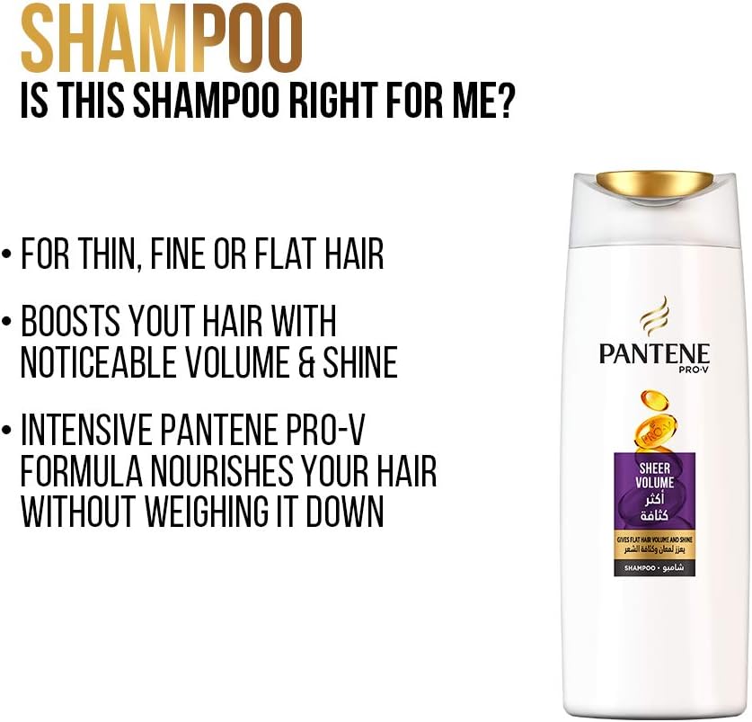 Pantene Pro-V Sheer Volume Shampoo 400 Ml