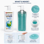 Clear Anti-Dandruff Ice Cool Menthol Shampoo 650ml