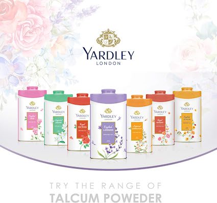 Yardley London English Lavender & English Rose Talcum Powder | Twin Pack (2 x 250g)
