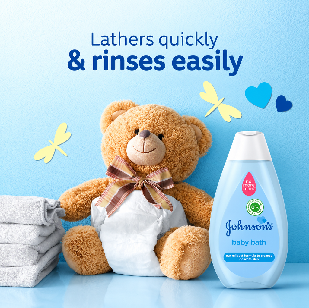 Johnson’s Baby Gift Box Mix – Gentle Baby Care Essentials Set