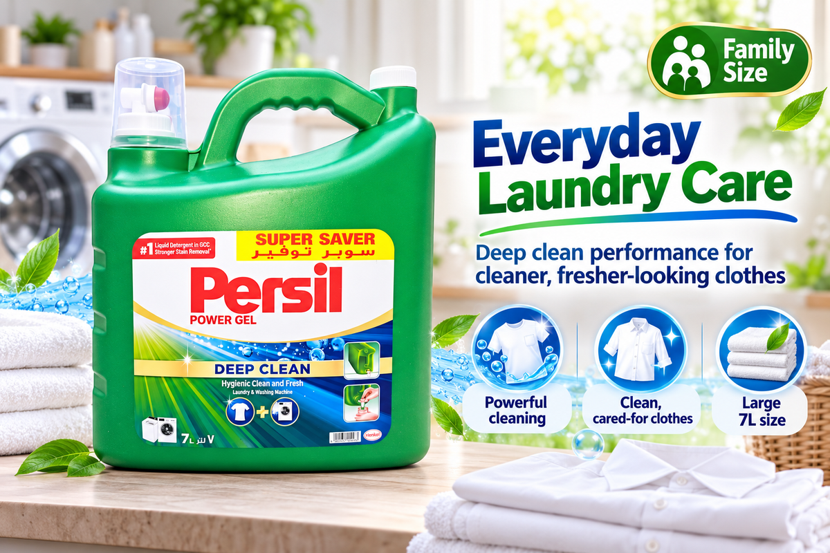 Persil Power Gel Green 7L – Deep Clean & Long-Lasting Freshness