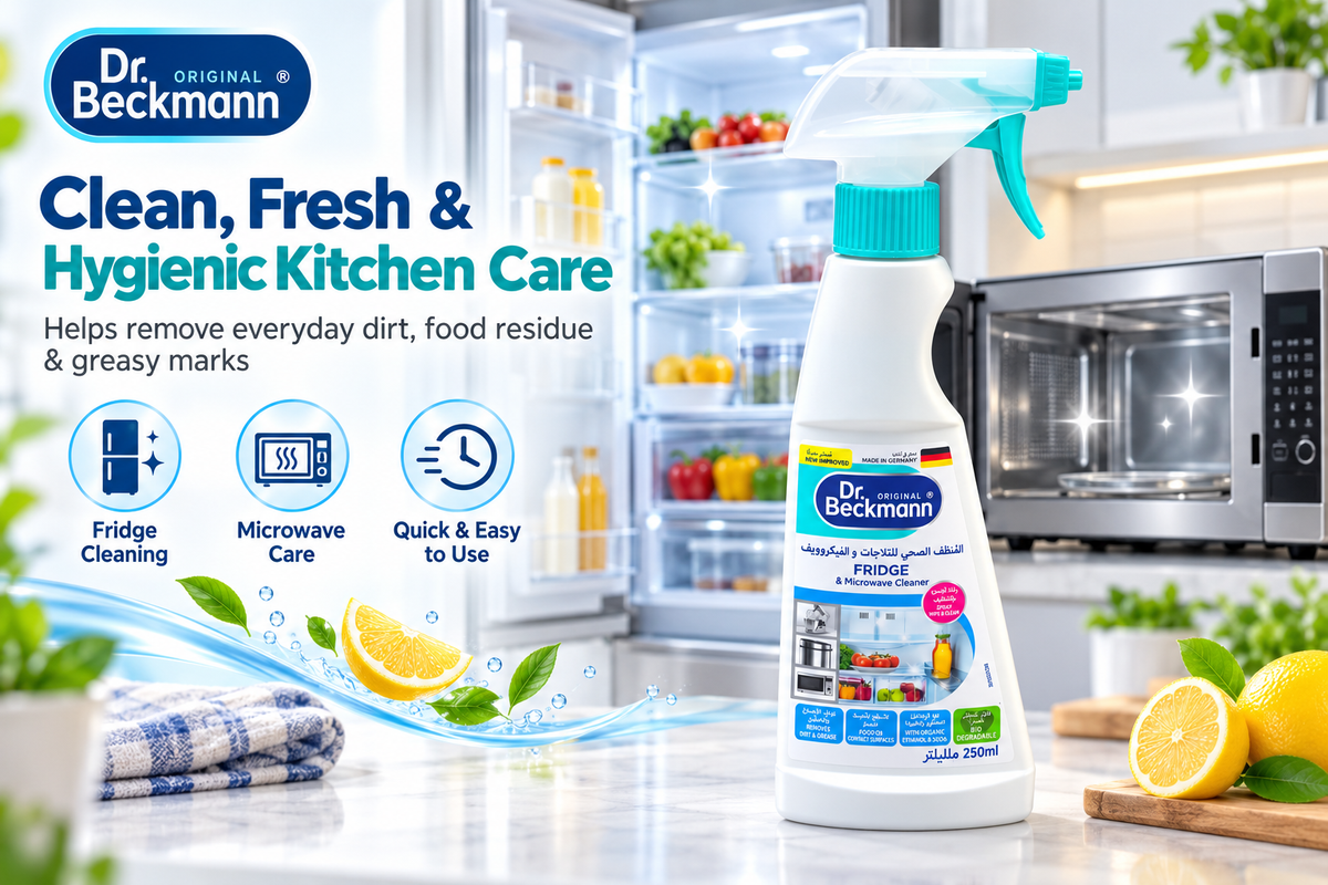 Dr. Beckmann Fridge & Microwave Cleaner 250ml x 3pcs – Fresh & Hygienic Cleaning