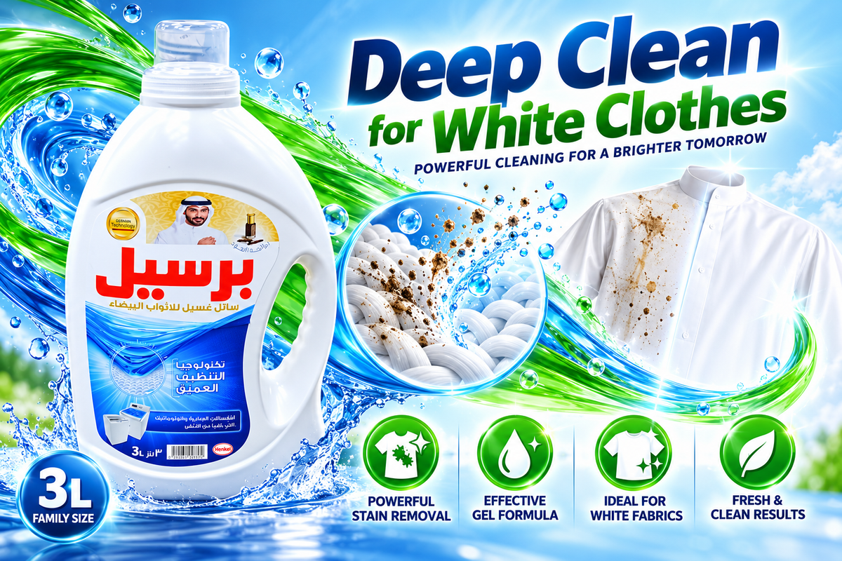Persil Gel White Kandora 3L – Bright Whites & Deep Clean