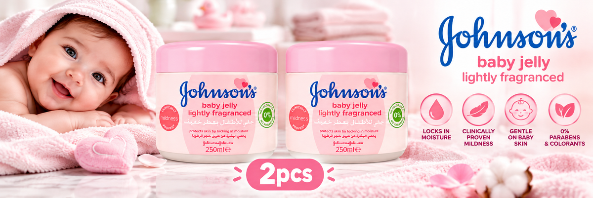 Johnson’s Baby Jelly Pink 250ml x 2pcs – Gentle Moisturizing Care