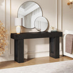 160cm Long Console Table, Wooden Rectangular Sofa Table