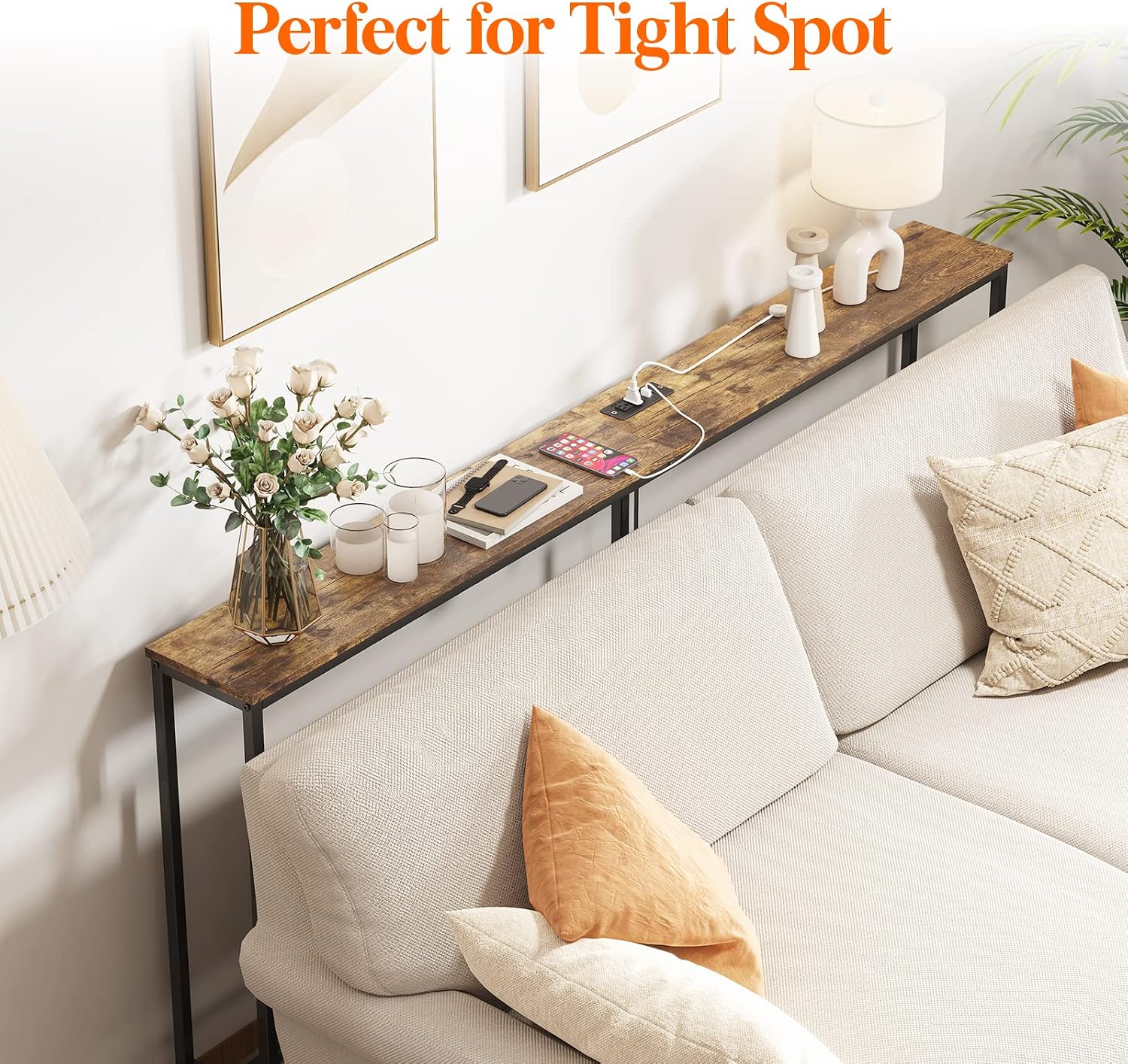 Lifewit Console Table, Narrow Sofa Table