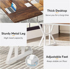 Tribesigns Computer Desk, 180cm Large Office Desk Workstation
