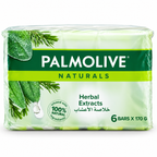 Palmolive 170g Herbal Extracts Soap – Everyday Skin Cleansing pack of 2 x 12pcs