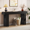 160cm Long Console Table, Wooden Rectangular Sofa Table