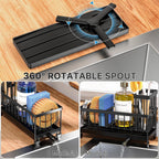 Organzier Rustproof 304 Stainless Steel Dish Organizer Divider, Soap Dispenser Storage
