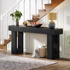 160cm Long Console Table, Wooden Rectangular Sofa Table