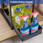SKY-TOUCH 1pcs Storage Racks Pull-Type Double-Layer Kitchen Storage Rack