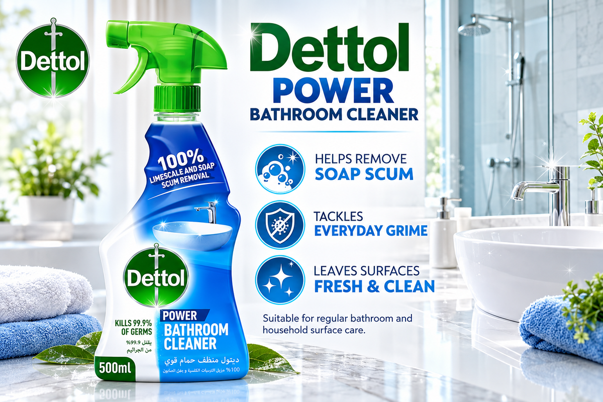 Dettol All Purpose Cleaner 500ml – Kitchen, Bathroom & Surface Care 2pcs