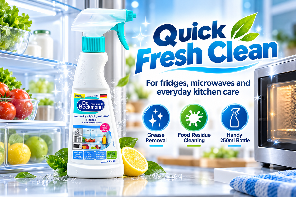 Dr. Beckmann Fridge & Microwave Cleaner 250ml x 3pcs – Fresh & Hygienic Cleaning