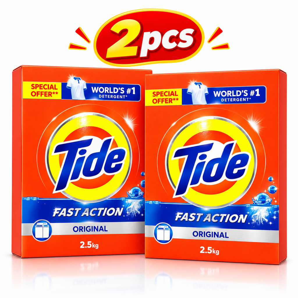 Tide Blue Original Scent 2.5kg x 2pack – Family Laundry Care