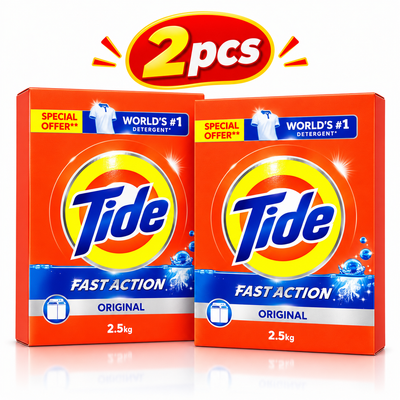 Tide Blue Original Scent 2.5kg x 2pack – Family Laundry Care