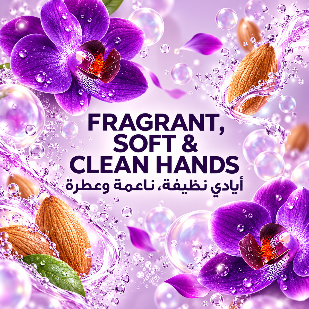 Lux Magical Orchid Liquid Hand Wash 500ml x 2pcs – Floral Freshness