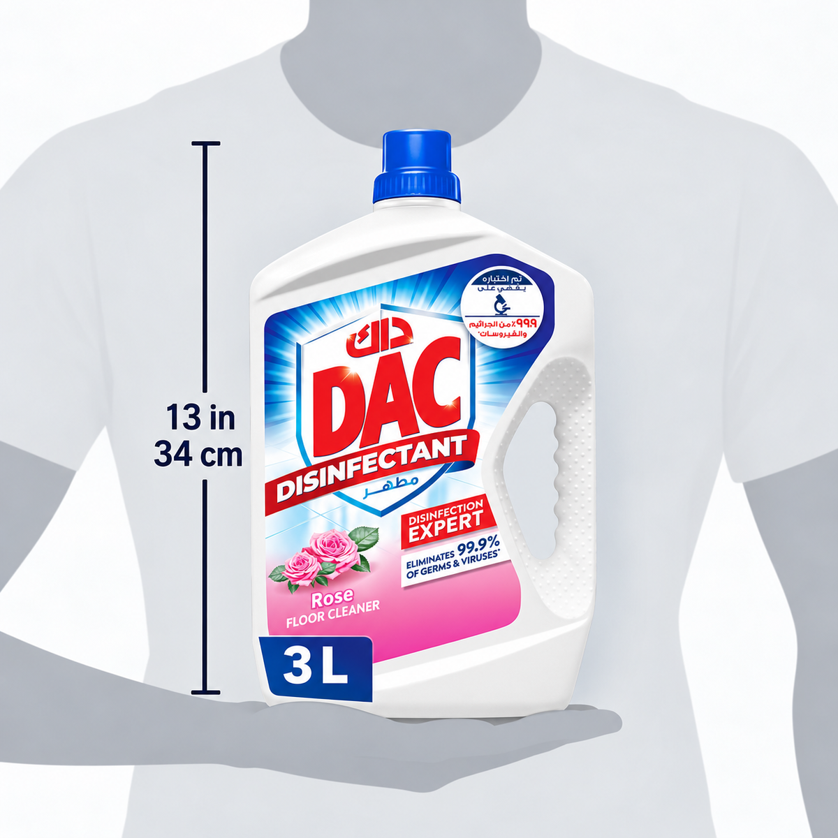 Dac Rose Disinfectant 3L X 2Pcs = 6L Value Pack