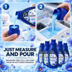 Downy Concentrate Valley Dew Fabric Softener – 1L x 4pcs
