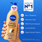 Nivea Cocoa Butter Body Lotion 400ml 2pcs  – 48H Deep Moisture Care