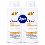 Dove Nourishing Oil Care Shampoo Twin Pack – 2 × 350ml