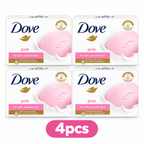 Dove Beauty Cream Bar White Soap – 90g 4pcs