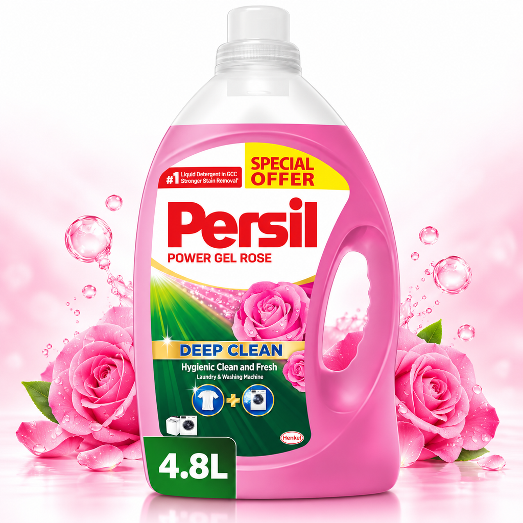 Persil Rose Power Gel 4.8L – Powerful Laundry Detergent