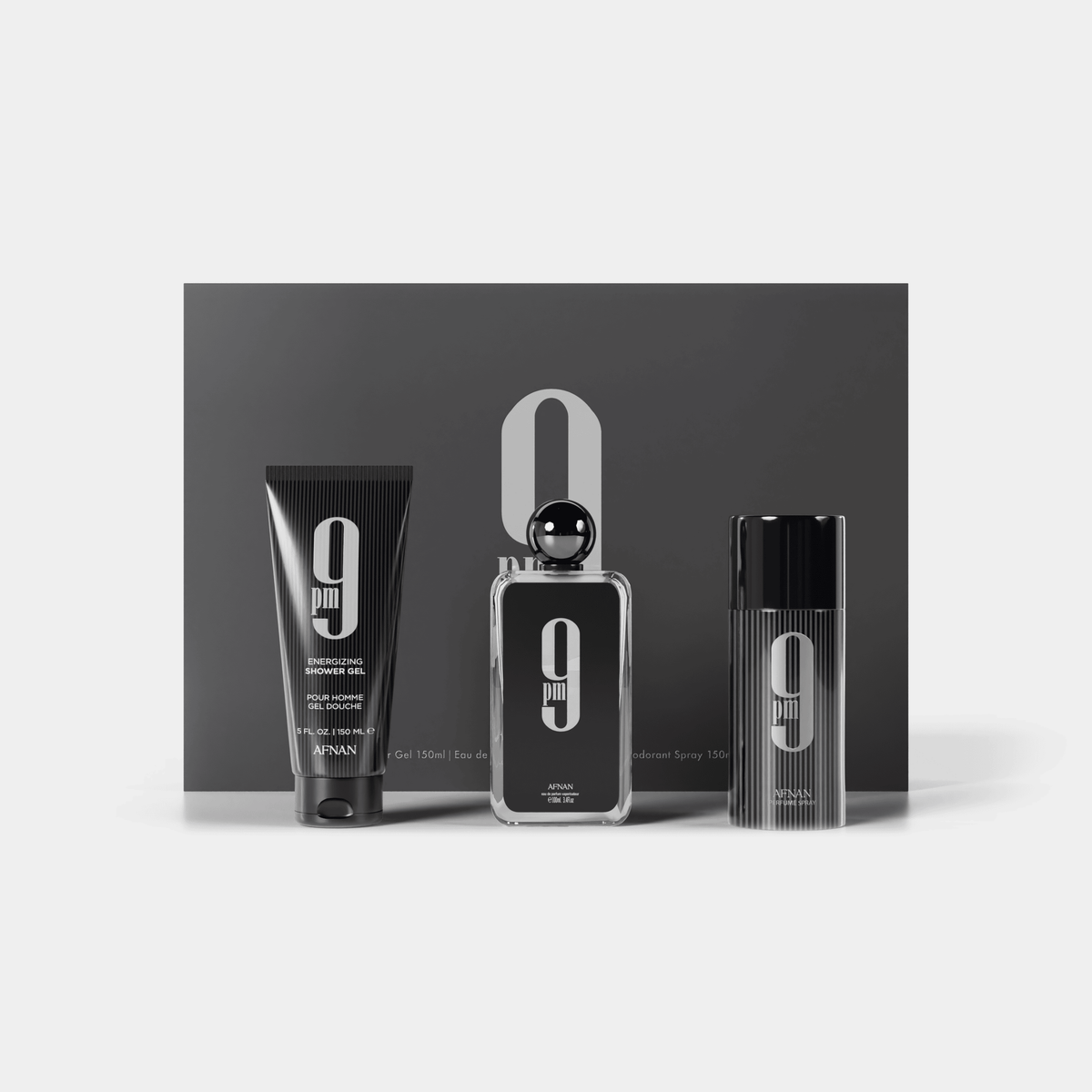 Afnan 9PM Homme Luxury Fragrance Gift Set for Men 3-Piece