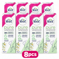 Veet Hair Removal Cream for Dry Skin 100ml x 8pcs – Smooth Skin Care