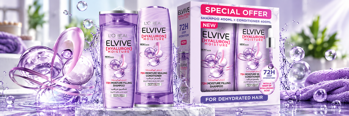 L’Oréal Hyaluron Hair Care Set – Shampoo & Conditioner 2 × 400ml