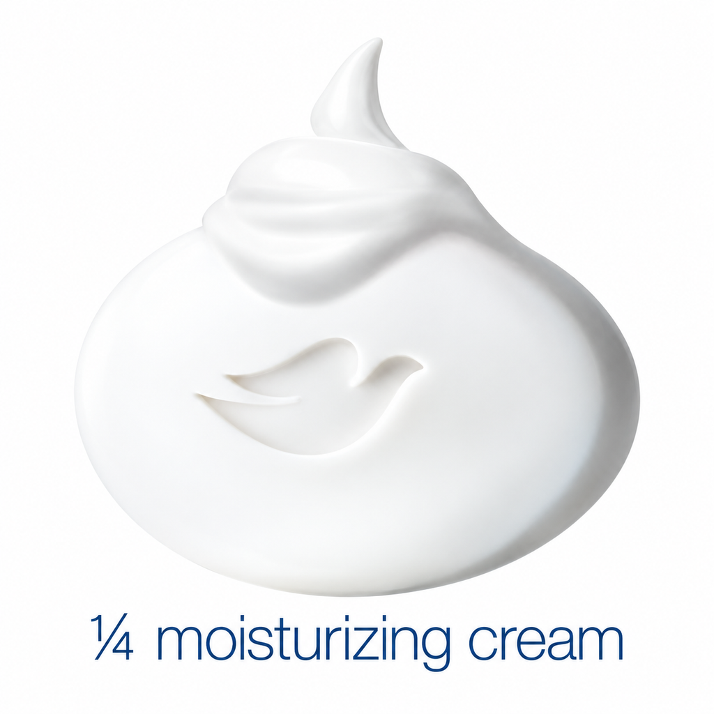 Dove Beauty Cream Bar White 75g × 12 – Gentle Cleansing & Moisturizing Care