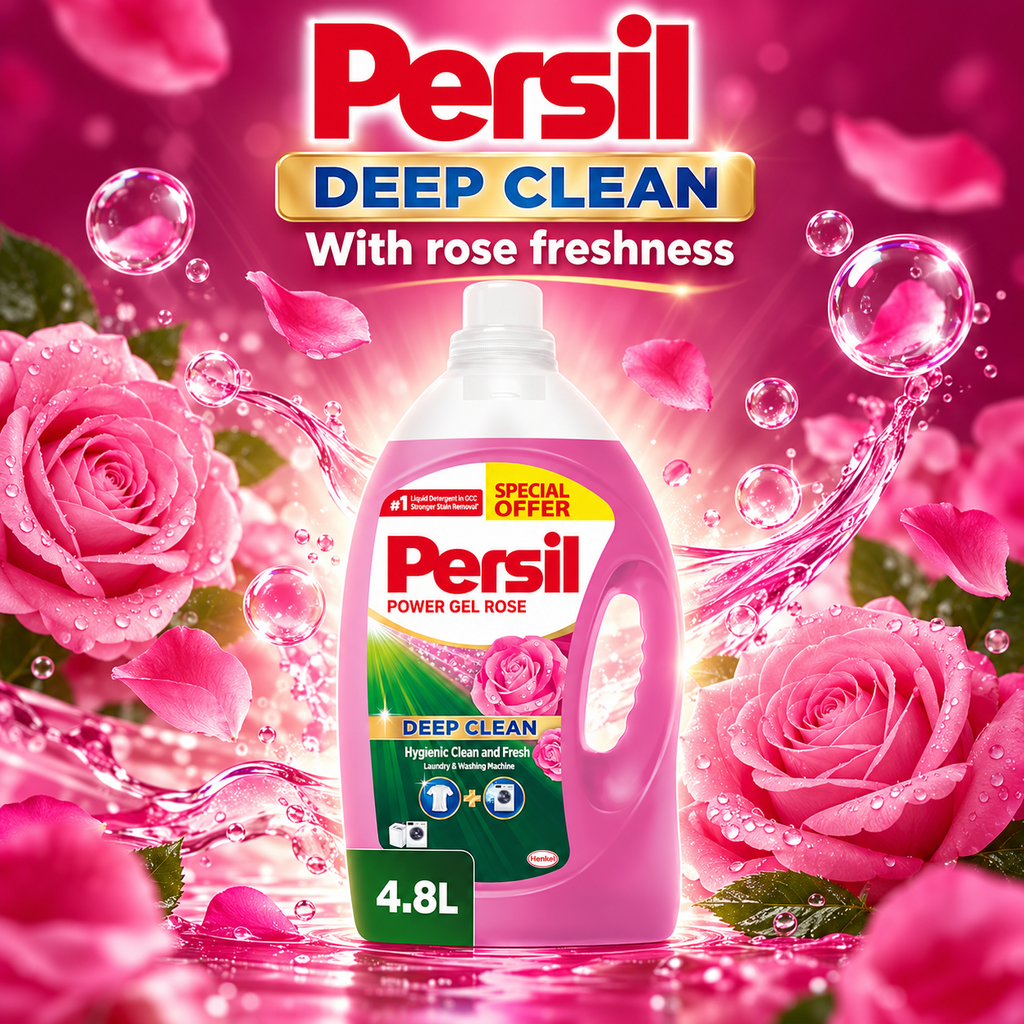 Persil Rose Power Gel 4.8L – Powerful Laundry Detergent
