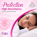 Fam Maxi Pads One Step Pink 40PC x 2pack  – Comfortable Everyday Protection