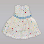Amberley London Girls Palladium Dress in Elegant Skylark Blue