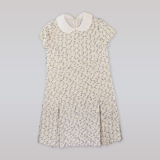 Amberley London Regent Street Girls Dress in Vanilla Cream