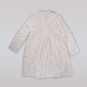 Amberley London Girls Arabesque Pattern Winter Coat in Blue